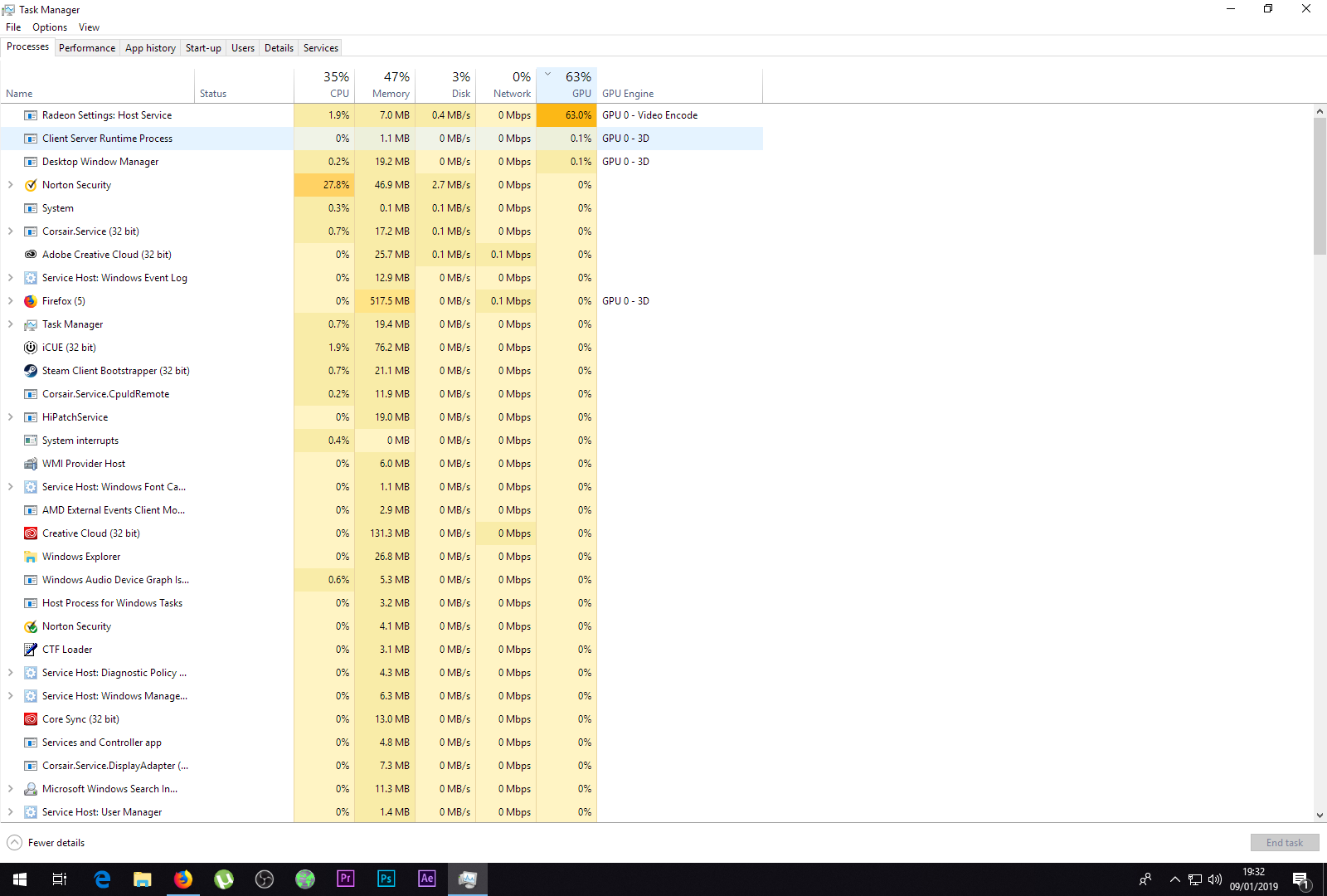 Radeon host service high cpu 2024 usage