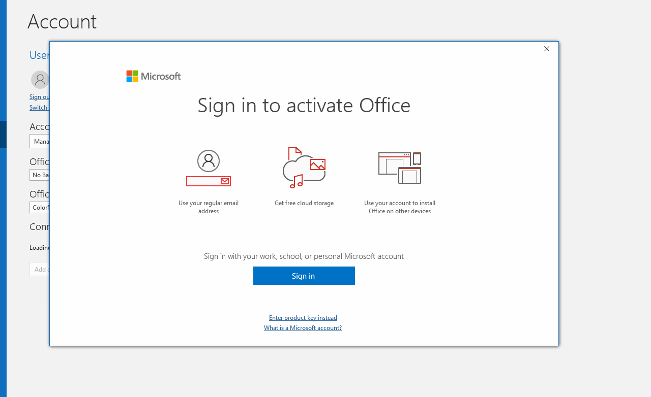 Office2016 Online Repair 後變成了o365 Microsoft 社群