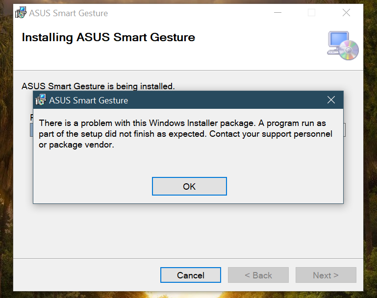 There is a problem with this Windows installer package. Асус установка программы. Установщик программ асус 560. Windows installer. Asus install