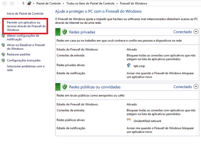 Permissões Firewall Microsoft Community 5319