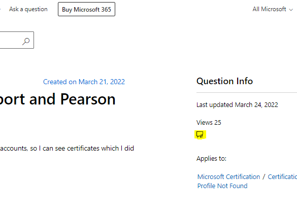 Merge My Microsoft Account To See Certiport And Pearson VUE. - Training ...