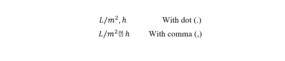 Dot Product In Microsoft Word Equation