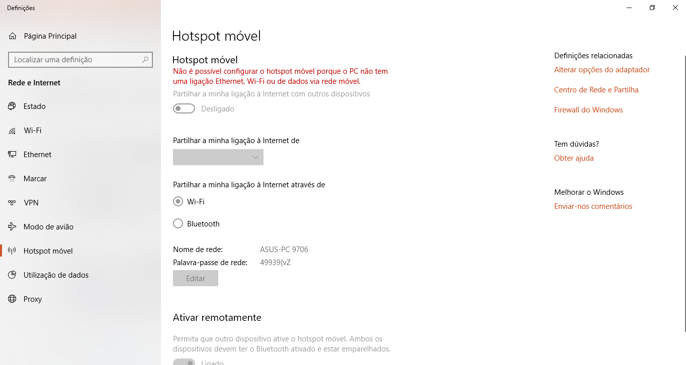 Configurando um Hotspot no Windows através do .:[CMD]:.