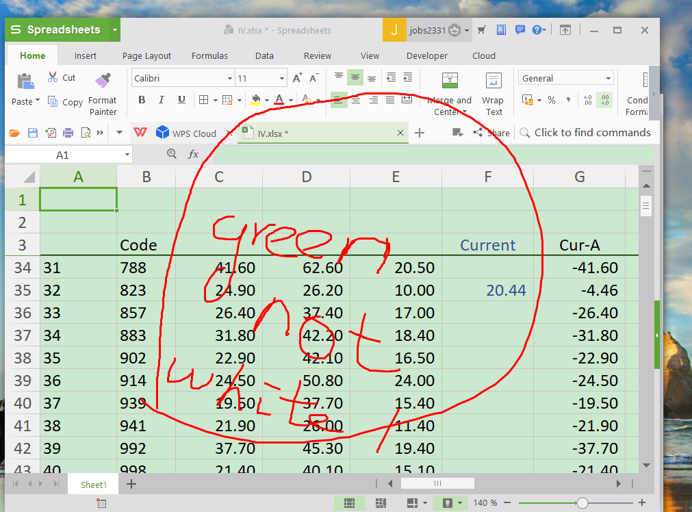 Excel Worksheet S Background Turns To Green Color Instead Of White Microsoft Munity