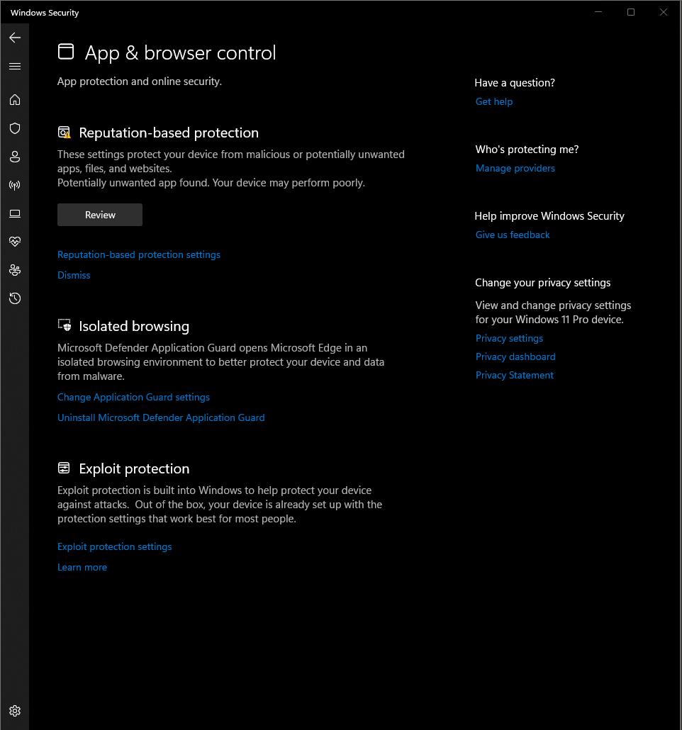 Windows Security - Still Showing "Actions Recommended" While All Are ...