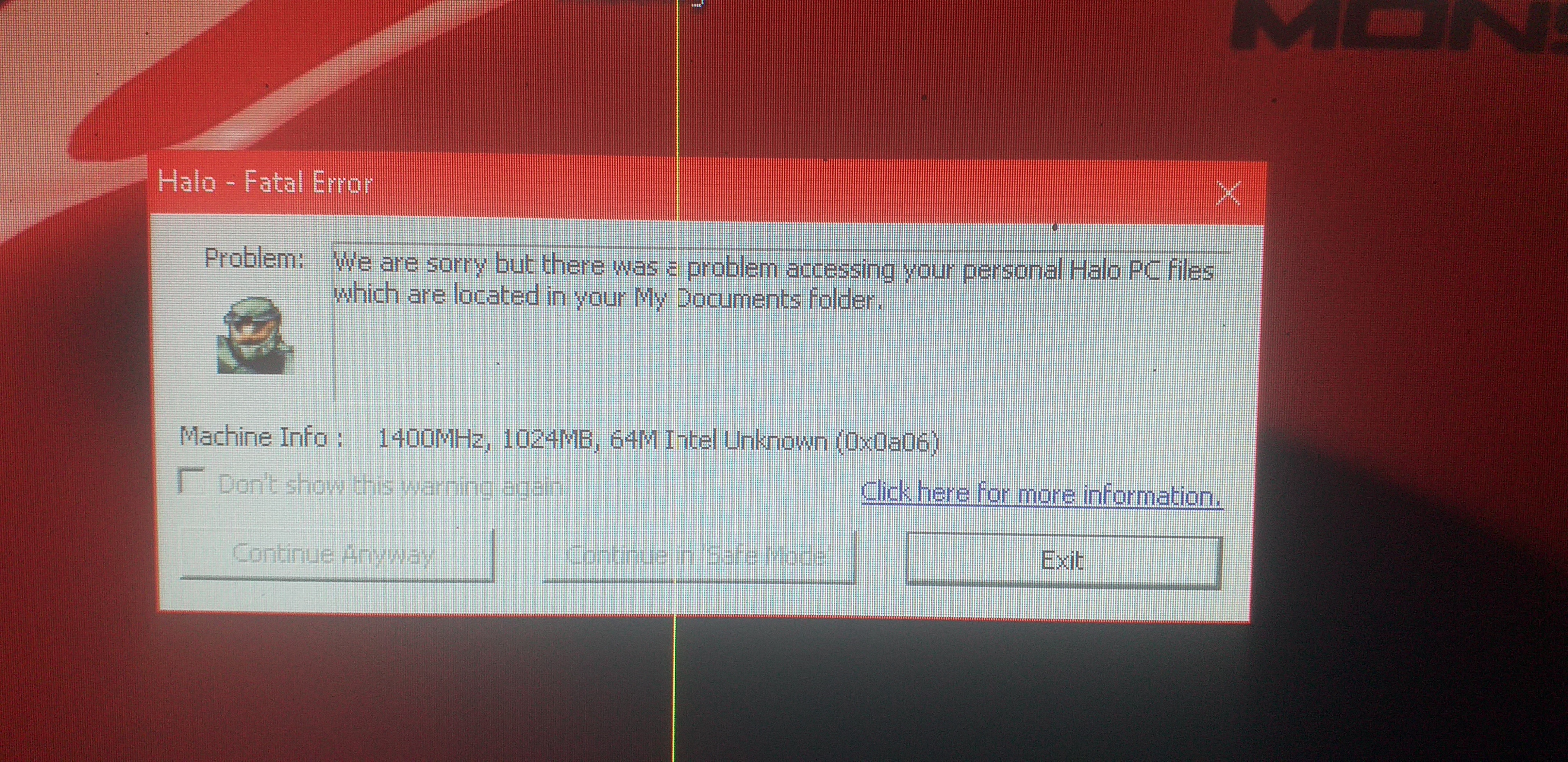 Halo fatal error что делать