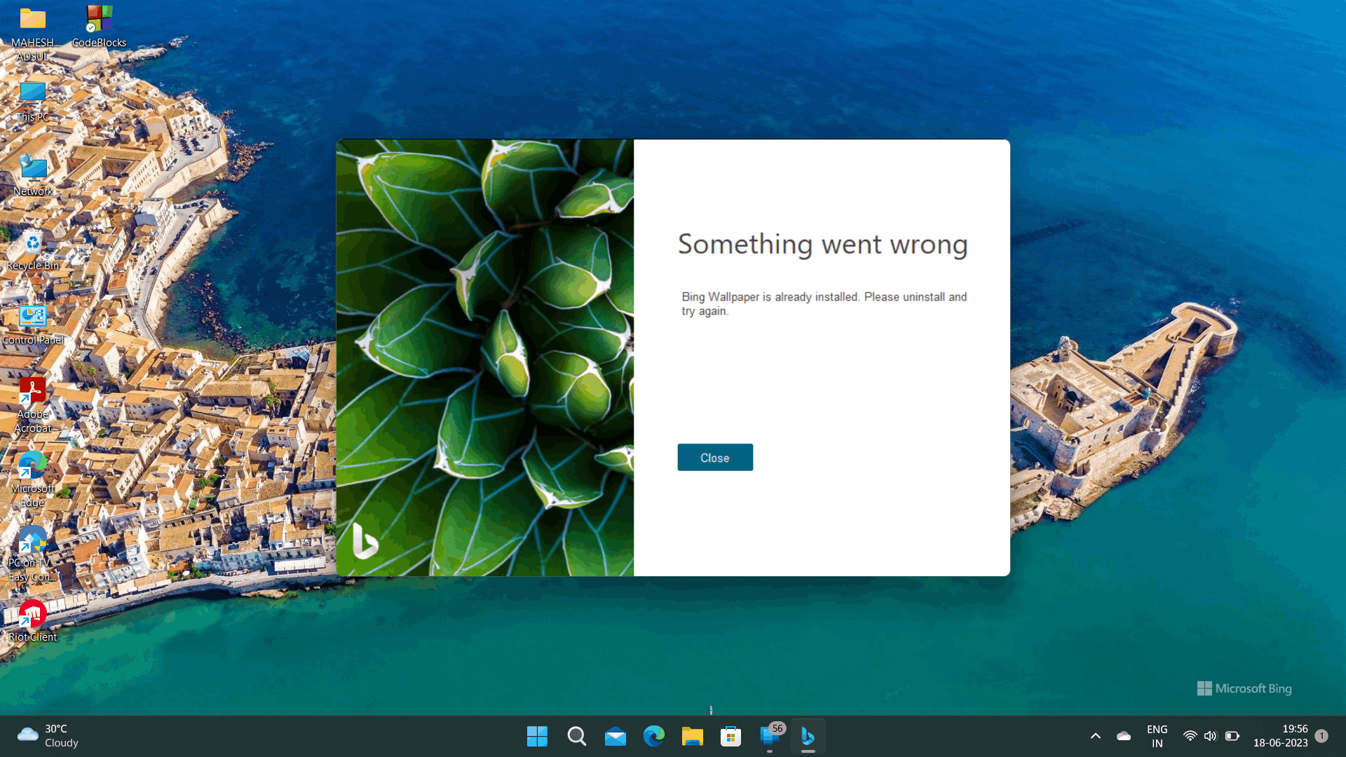 Bing wallpaper app discount