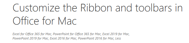 Customize Ribbon And Quick Access Toolbar For Outlook 365 On Microsoft Community