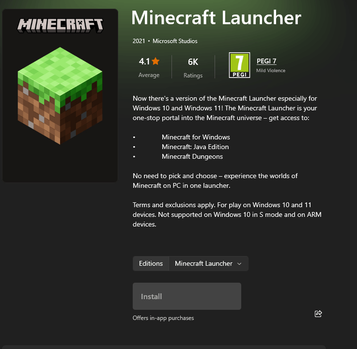 I just downloaded the Minecraft Launcher through the Xbox App and