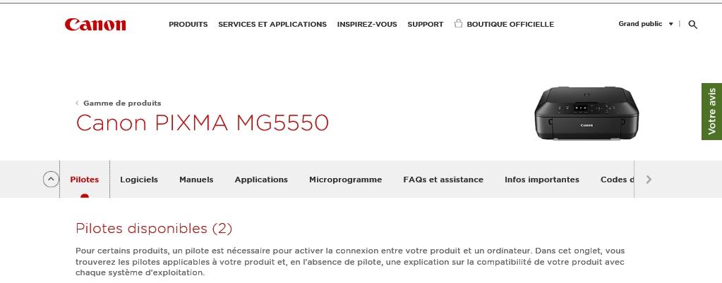 Probleme Imprimante Canon Mg5550 L Imprimante Ne Repond Pas Microsoft Community