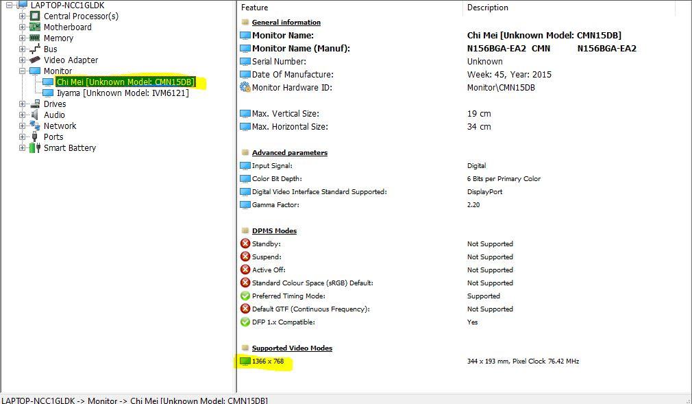 Cannot Set A Screen Resolution Higher Than 1366x768 Microsoft Community