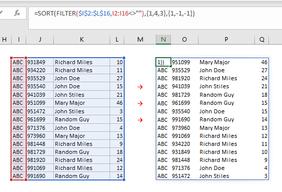 SORT Issue in SORT/FILTER Combo - Microsoft Community