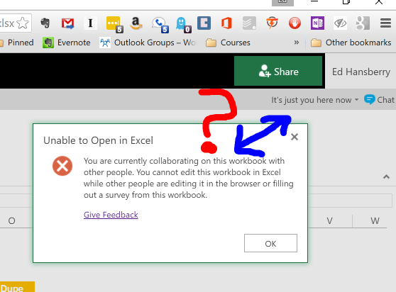 Enable to open Excel Online file in Excel desktop - Microsoft Community