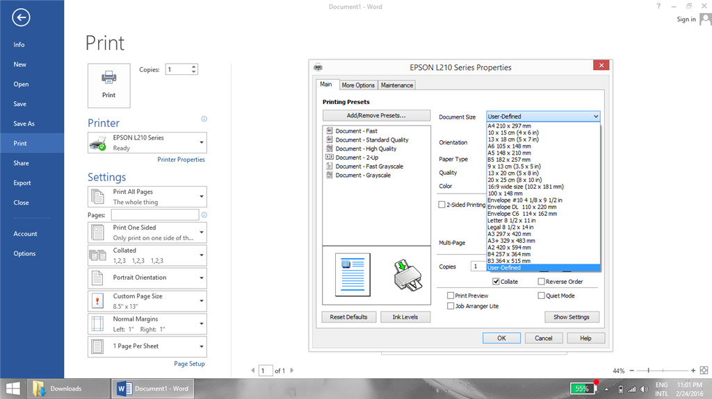 custom-paper-size-option-8-5-x-13-using-epson-l210-microsoft-community