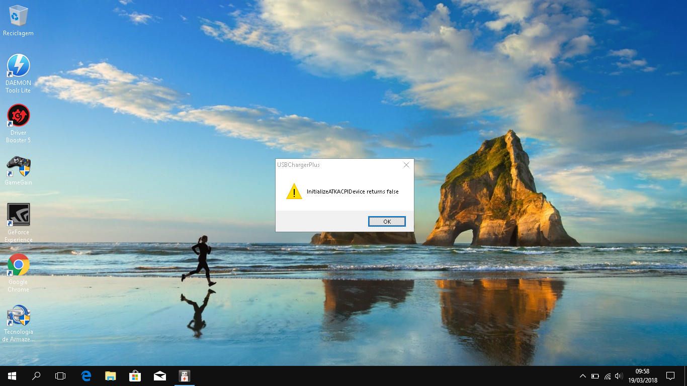 USBChargerPlus erro ao iniciar ? - Microsoft Community