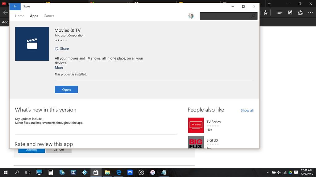 Movies Tv App Broken Cant Uninstall Microsoft Community