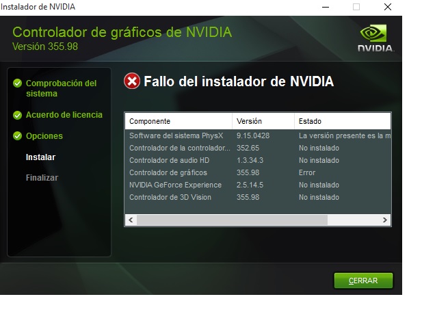 Descargar nvidia controlador de online graficos para windows 10