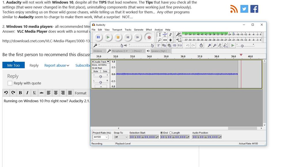 audacity free download cnet