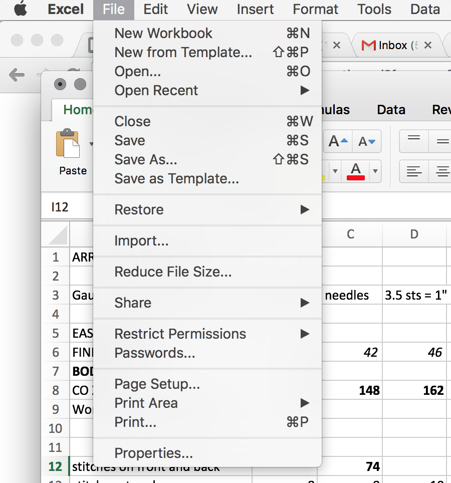 combine excel files for mac