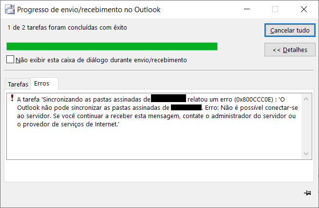 Outlook 2019 Falha Ao Sincronizar Pastas Imap Microsoft Community