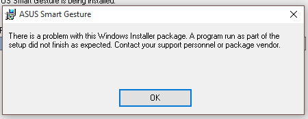 can i uninstall asus smart gesture