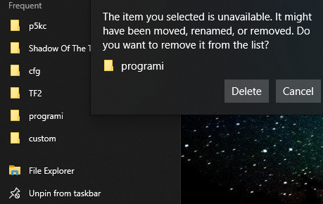 The item you selected is unavailable. it may have been moved
