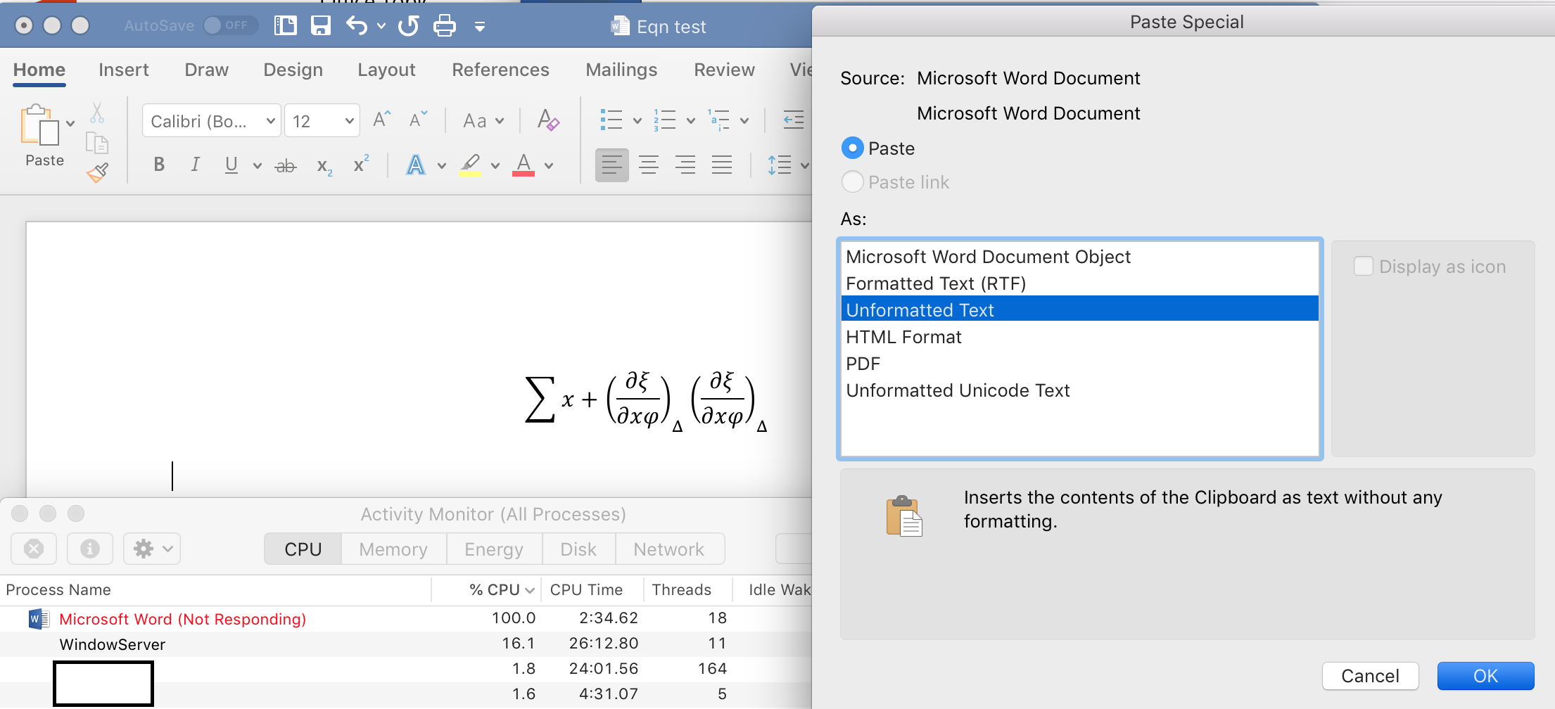 provisionally-verified-bug-word-freezes-when-copying-equation-as