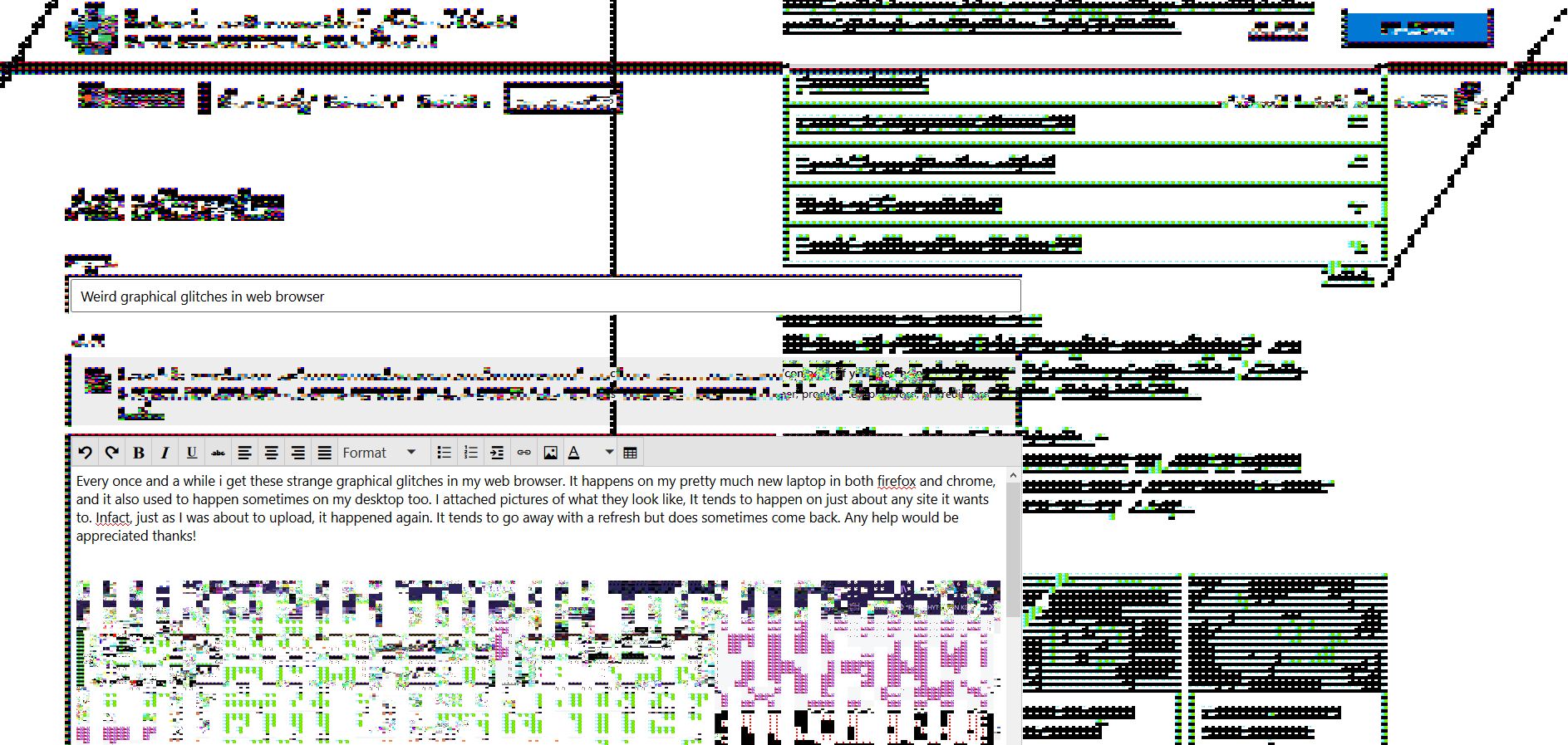 Google Chrome Glitching Out - Google Chrome Community