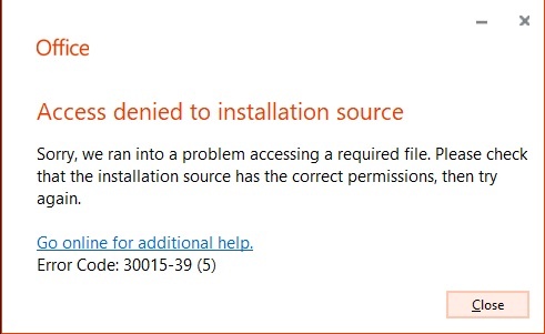 Check if you have local admin rights to install Office - Microsoft Support
