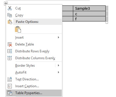 Word Table Column Width Cannot Be Changed When Using Non Normal Microsoft Community