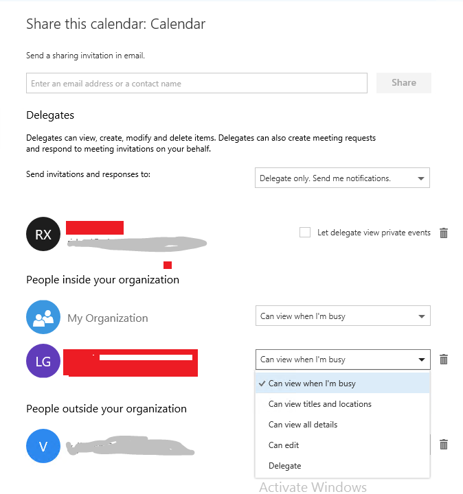Microsoft Outlook Calendar Permissions Microsoft Community