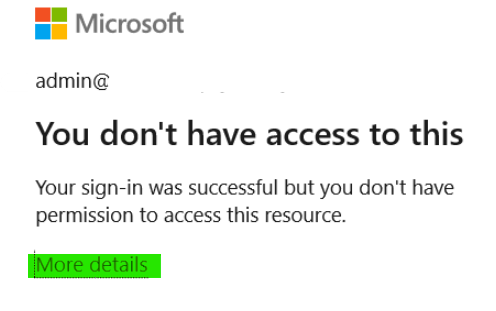 Outlook Succesfully Signed But Don'T Have Permission - Microsoft Community