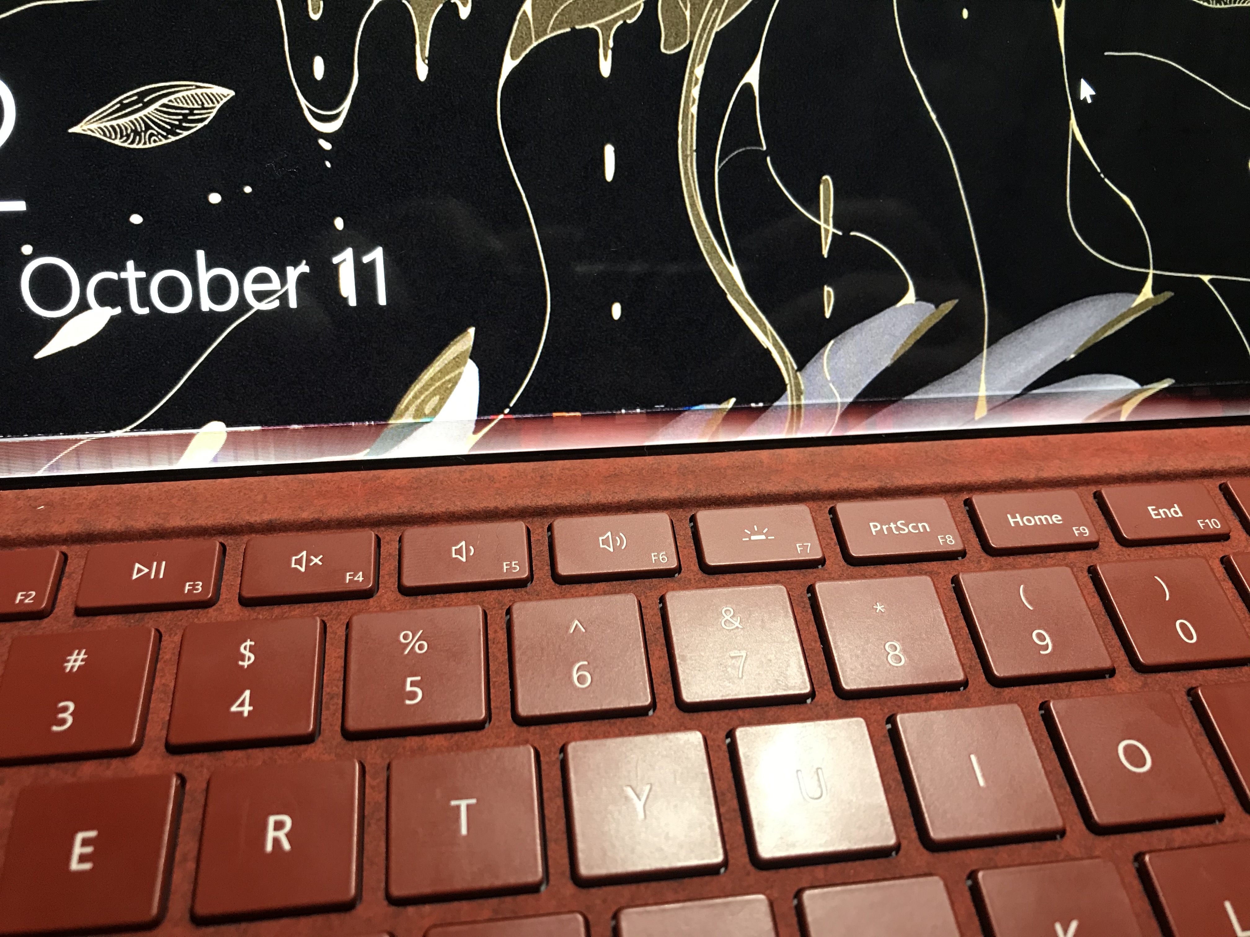 Surface Pro 7 - Lines And Shadow On The Bottom Of My Screen - Microsoft ...