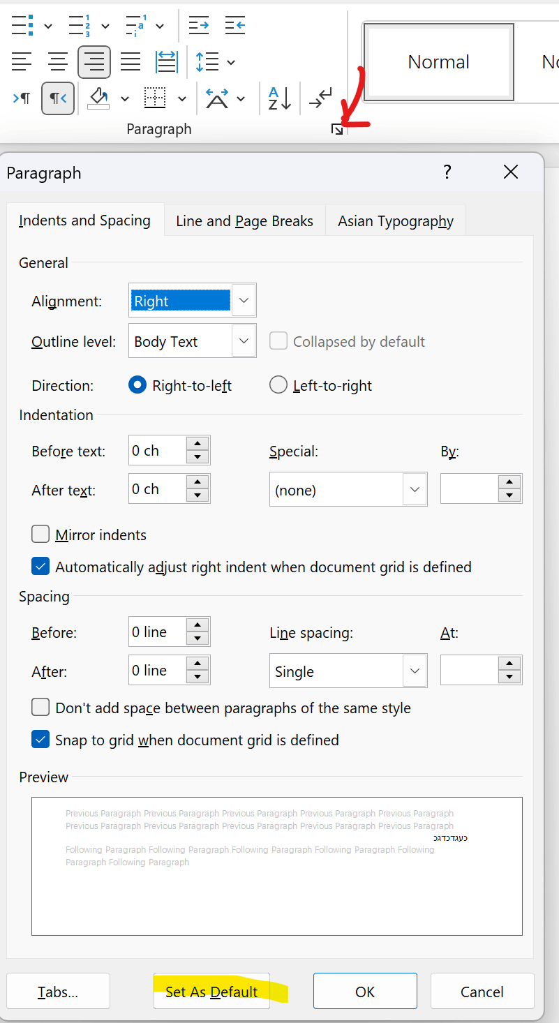 How do you change 2025 the cursor style in word