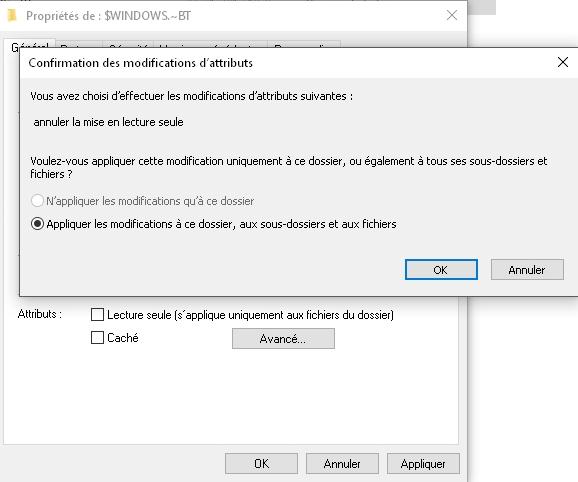Enlever L Attribut Lecture Seule D Un Repertoire Ou Microsoft