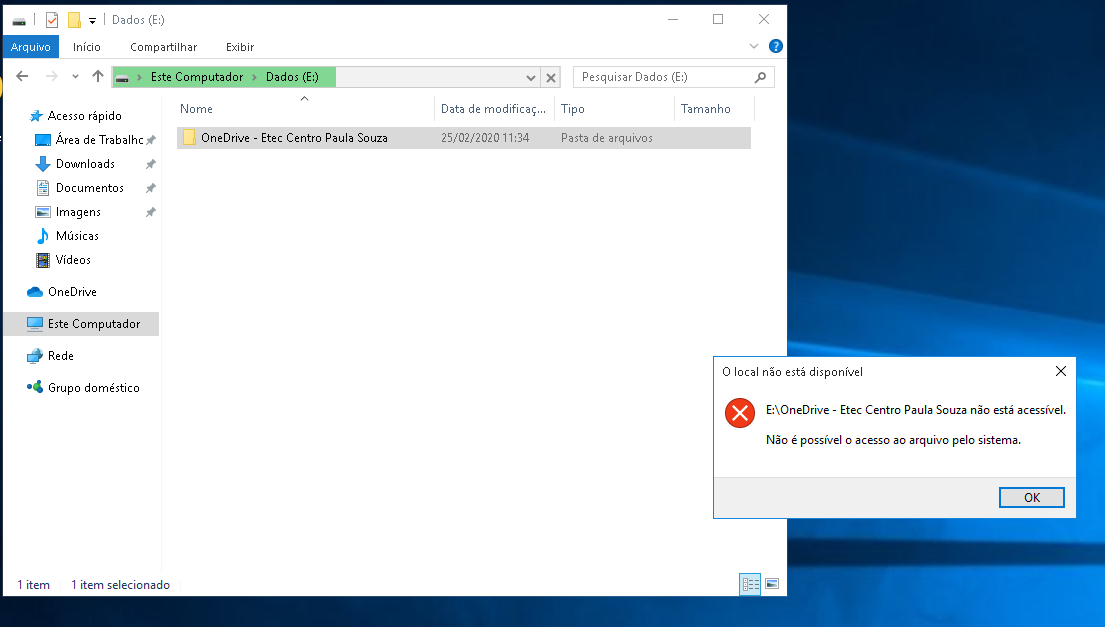 Erro Não Está Acessível Na Pasta Onedrive Após A Formatação Do Pc Microsoft Community 4560