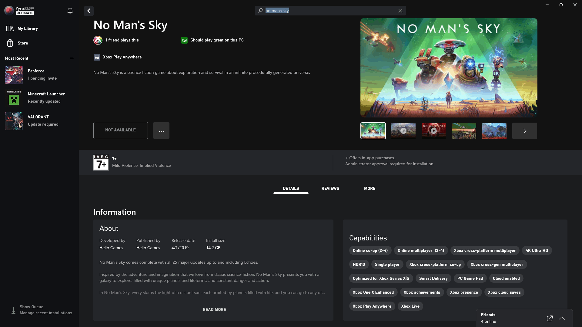 Xbox sales store app