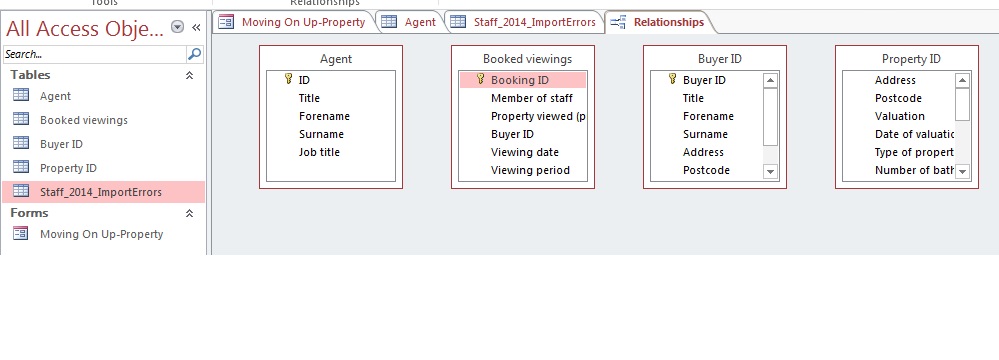 How do i do relational database links in access 2013? - Microsoft Community