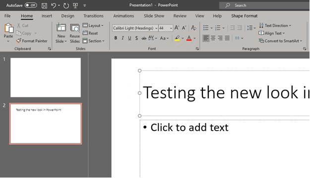 Change the color of the area outside the slide in PowerPoint ...