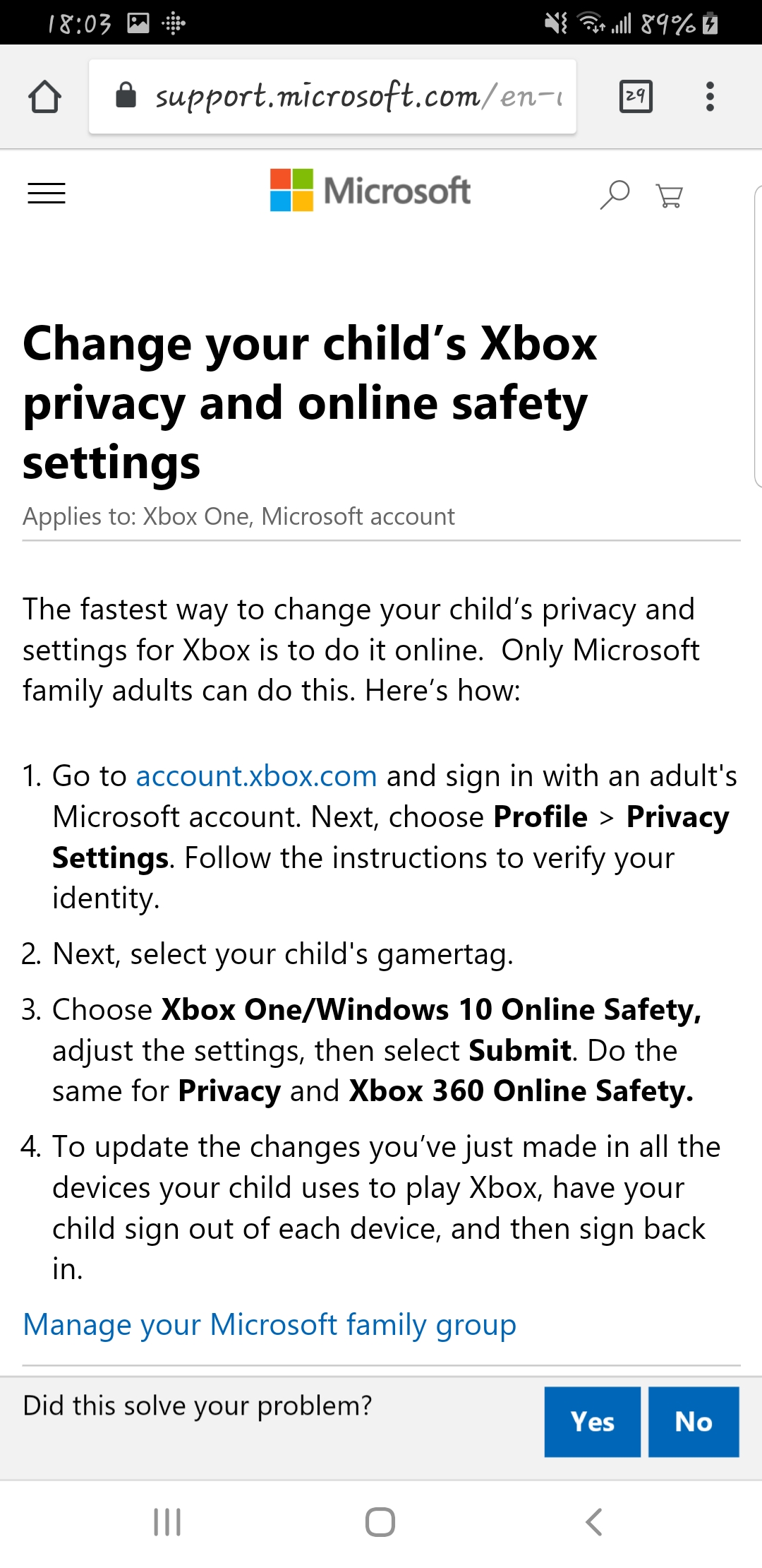 You Cannot Play Online Multiplayer Because Of How Your Account Is Set Microsoft Community