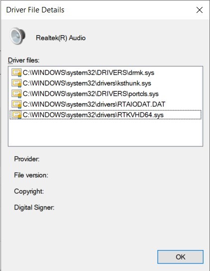 Uninstall Realtek HD Audio Drivers. - Microsoft Community