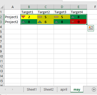 Excel Conditional Formatting With Icon Set And Formula Microsoft Community