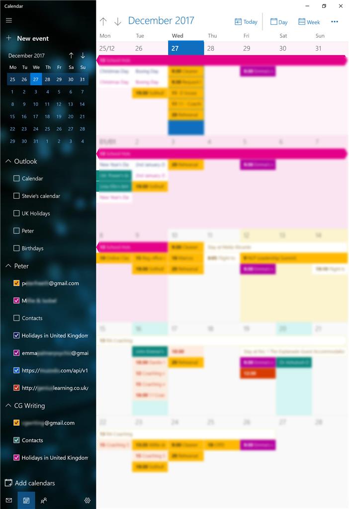 Windows 10 default Outlook calendar Microsoft Community