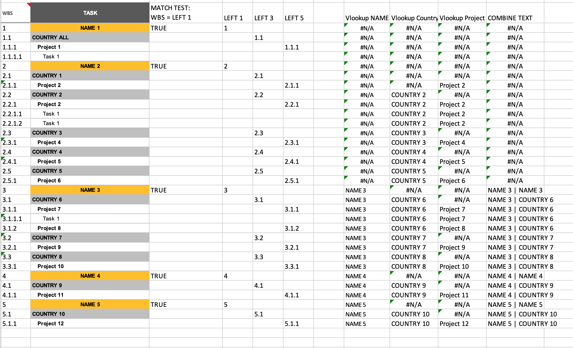 VLOOKUP Returning NA Errors for some cells but not others - Microsoft ...