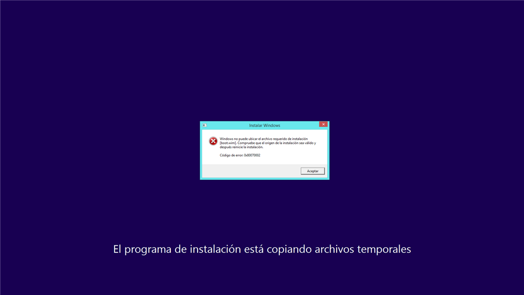 Error 0x800070002 Al Actualizar A Windows 10 Microsoft Community 5630