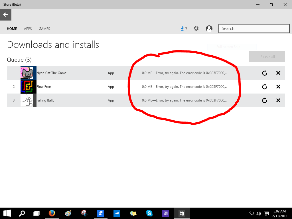 I Cant Install Beta Store Apps Error 0xC03F7000 How Can I Fix This ? - Microsoft Community