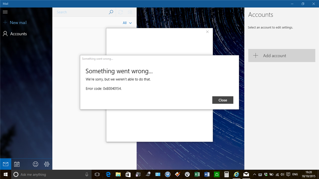 Windows 10 Mail and Calendar App Not working Microsoft Community