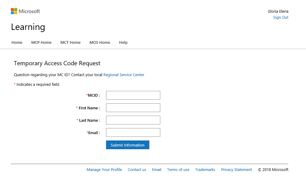 how to get microsoft certification access code
