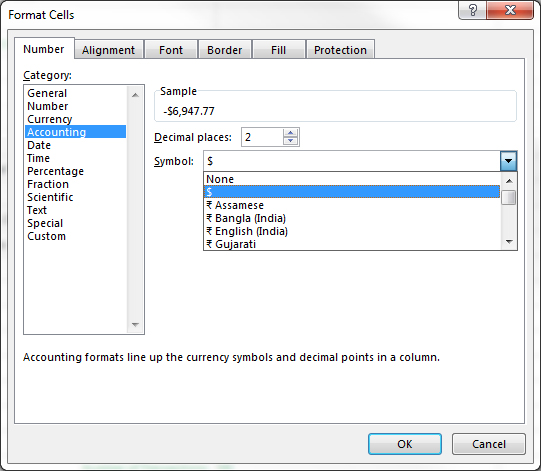 Accounting Format & Negative Numbers - Microsoft Community