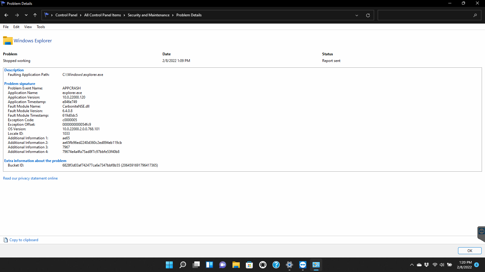 Windows 11 zipped folders / files immediately crashes File Explorer ...